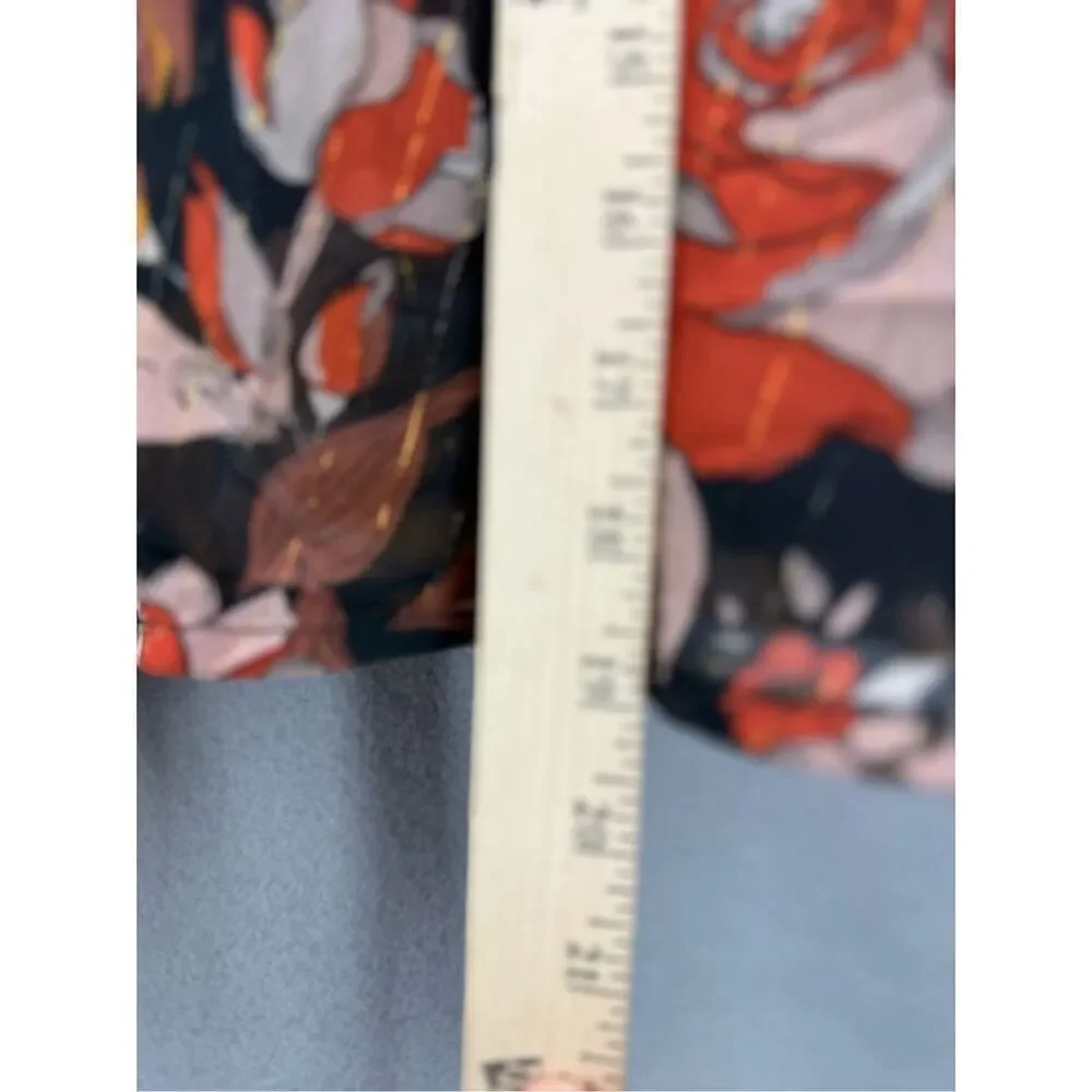 NWT Fate Womens Multicolor Floral Print Deep V-Neck Maxi Dress Size Small - Picture 12 of 12